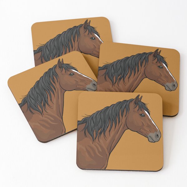 Item preview, The head of the Abyssinian horse with a bay coat designed and sold by Cheval-de-coeur.