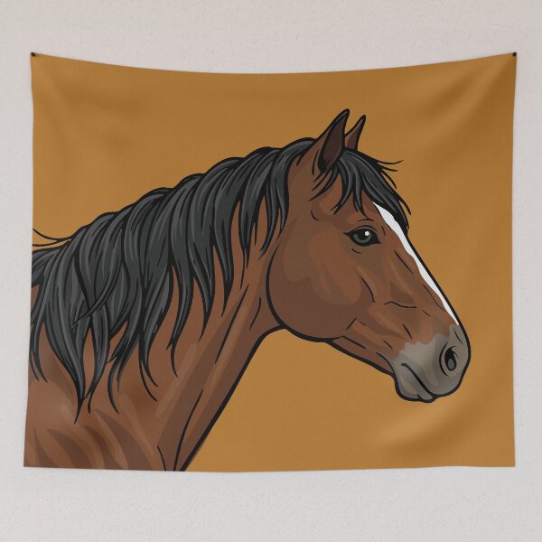 Item preview, The head of the Abyssinian horse with a bay coat designed and sold by Cheval-de-coeur.
