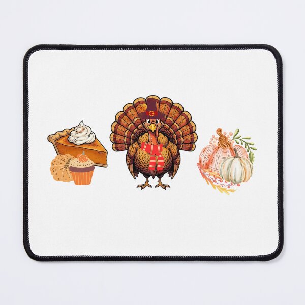 Item preview, Cute Thanksgiving Turkey Pumpkin Pie Autumn Feast designed and sold by VibranPalette.