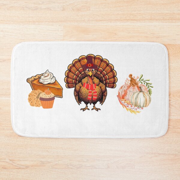 Item preview, Cute Thanksgiving Turkey Pumpkin Pie Autumn Feast  designed and sold by VibranPalette.
