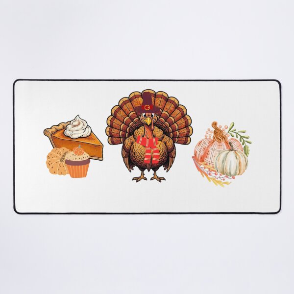 Item preview, Cute Thanksgiving Turkey Pumpkin Pie Autumn Feast designed and sold by VibranPalette.