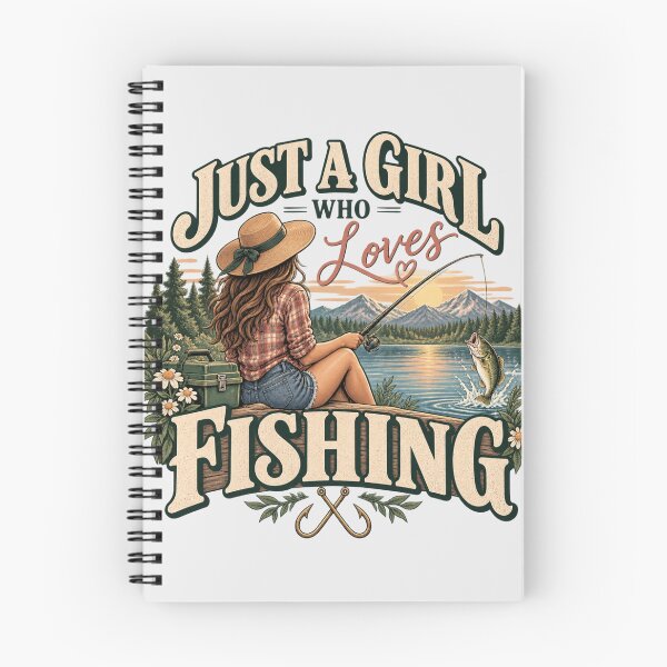Item preview, Just a Girl Who Loves Fishing designed and sold by erkancept.