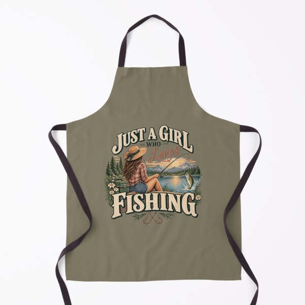 Item preview, Just a Girl Who Loves Fishing designed and sold by erkancept.
