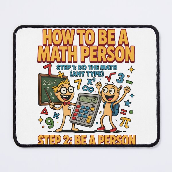 Item preview, How to Be a Math Person Stick Figure for Math Lovers designed and sold by Redgiant87x.
