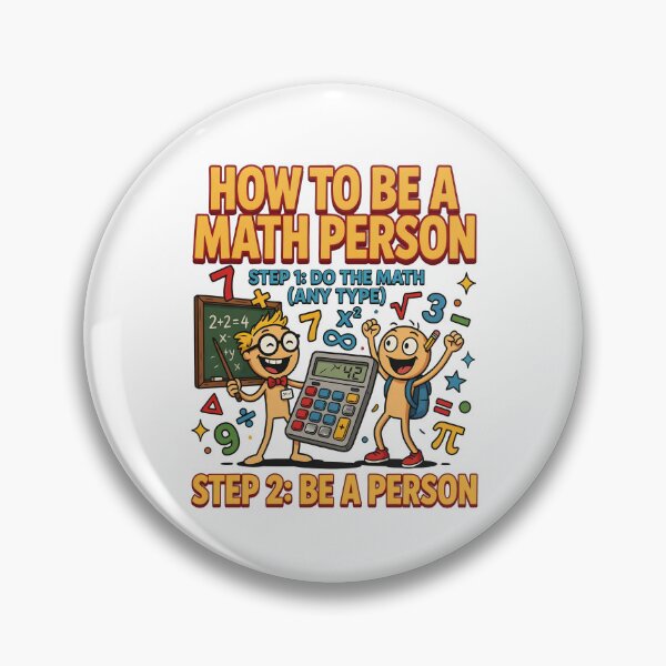 Item preview, How to Be a Math Person Stick Figure for Math Lovers designed and sold by Redgiant87x.