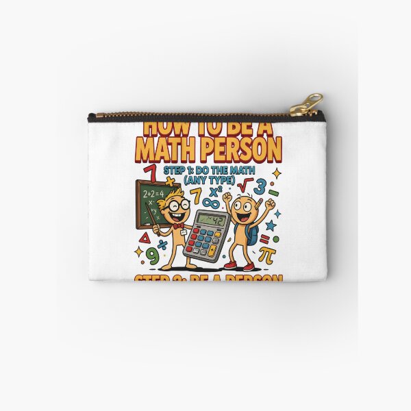Item preview, How to Be a Math Person Stick Figure for Math Lovers designed and sold by Redgiant87x.