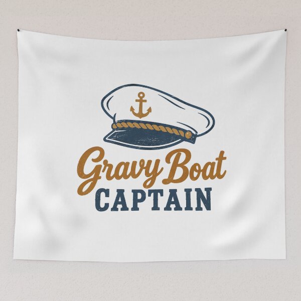 Item preview, Thanksgiving Humor - Gravy Boat Captain designed and sold by CampAndCoast.