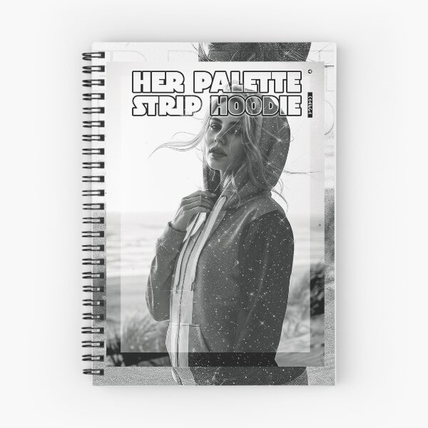 Item preview, HER Palette Strip Hoodie Cover Art designed and sold by Form Finding Design.
