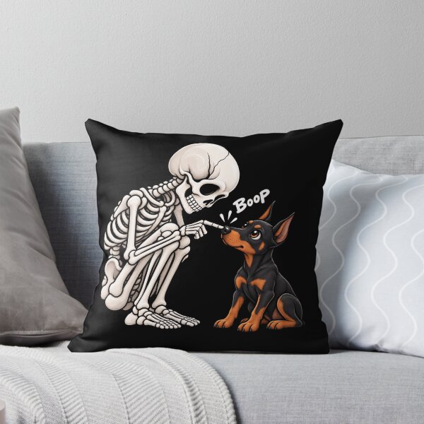 Item preview, Funny Skeleton Doberman Pinscher Dog Boop Halloween Design Mom Dad designed and sold by rafaeltto.