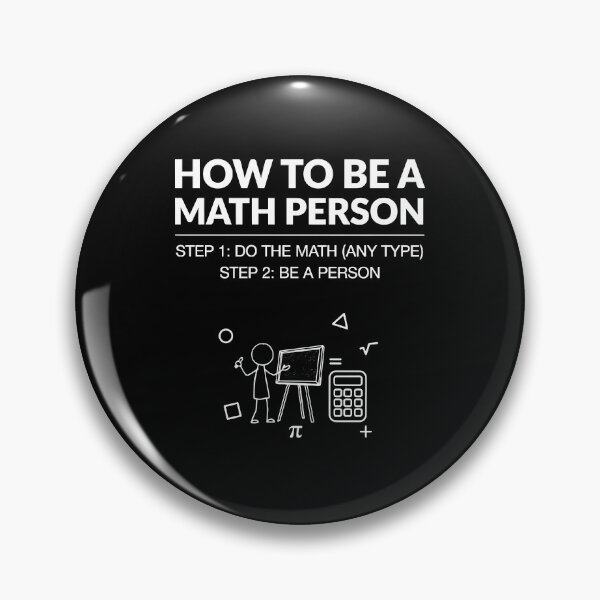 Item preview, How to Be a Math Person Funny Cartoon Math Humor designed and sold by Redgiant87x.