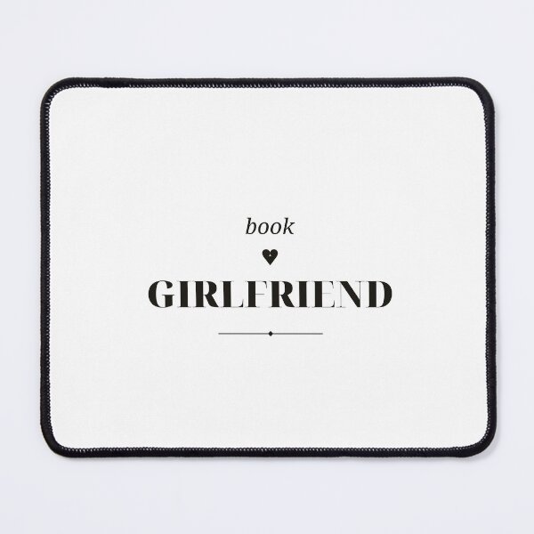 Item preview, Book Girlfriend — Bookish Typography Design (Black) designed and sold by WellReadThreadz.