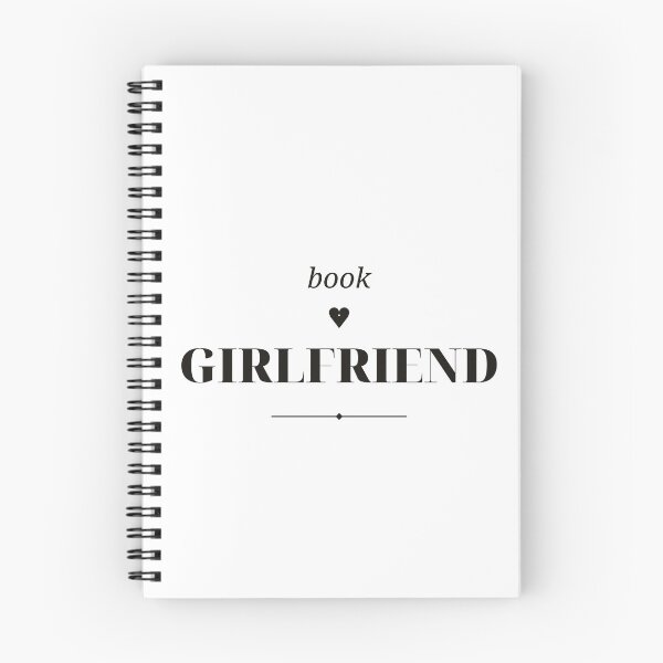 Item preview, Book Girlfriend — Bookish Typography Design (Black) designed and sold by WellReadThreadz.