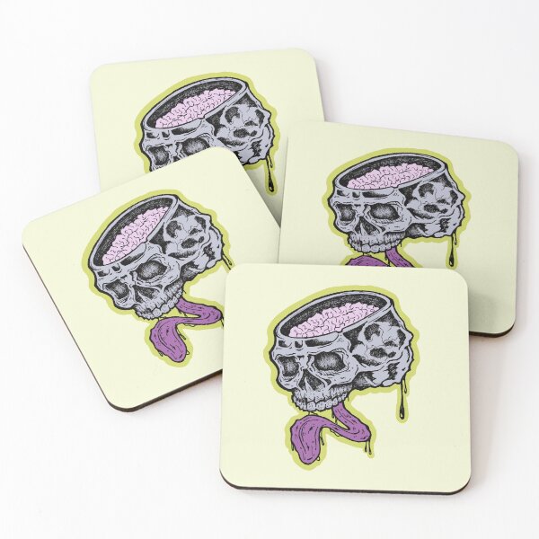 Item preview, Brain Skull | Melting Gothic Horror Art | Surreal Macabre Art designed and sold by Half Mess.