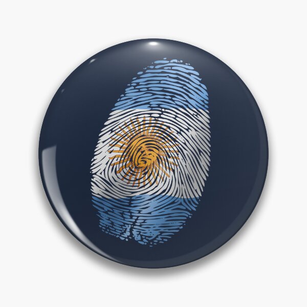 Item preview, Argentina Flag Fingerprint designed and sold by Crickb6783.