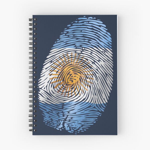 Item preview, Argentina Flag Fingerprint designed and sold by Crickb6783.