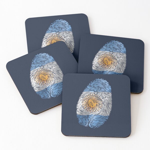Item preview, Argentina Flag Fingerprint designed and sold by Crickb6783.