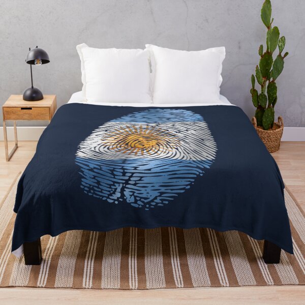 Item preview, Argentina Flag Fingerprint designed and sold by Crickb6783.