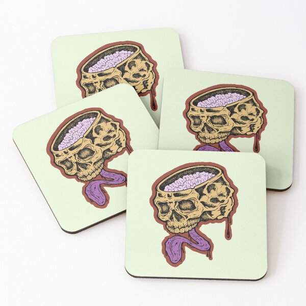 Item preview, Brain Skull | Melting Gothic Horror Art | Surreal Macabre Art designed and sold by Half Mess.