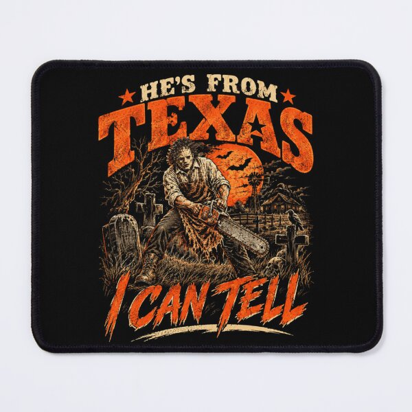 Item preview, Hes from Texas I Can Tell Scary Chainsaw Horror Halloween Comfort Colors designed and sold by PonyRoniku.