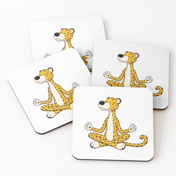 Item preview, Leopard Meditates in Peaceful Calm designed and sold by Maison de Mabiti.