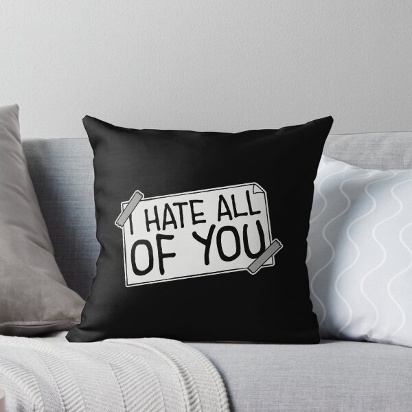 Item preview, Los odio a todos. Frase divertida y antisocial. Texto del logo. designed and sold by shirt-o-mat.