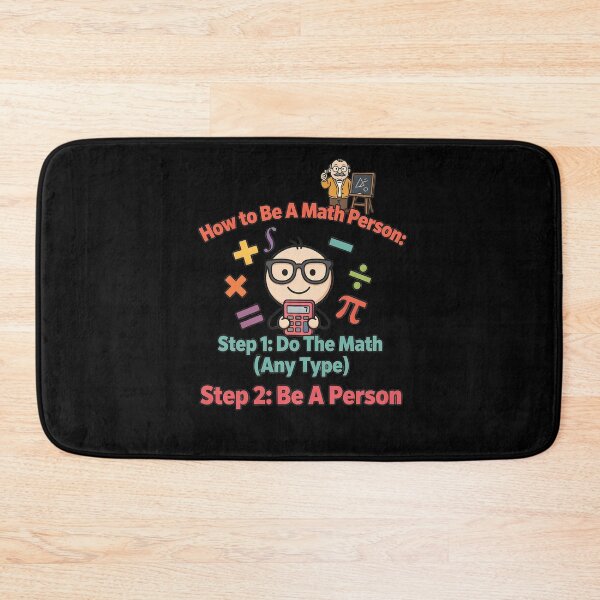 Item preview, How to Be a Math Person Funny Math Teacher designed and sold by Redgiant87x.