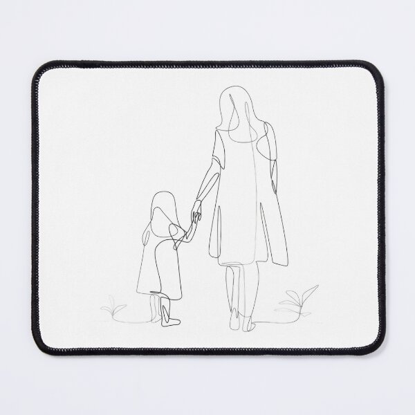 Item preview, Mother'S Day Gift Mother And Child One Line Art designed and sold by ellia-matheny.