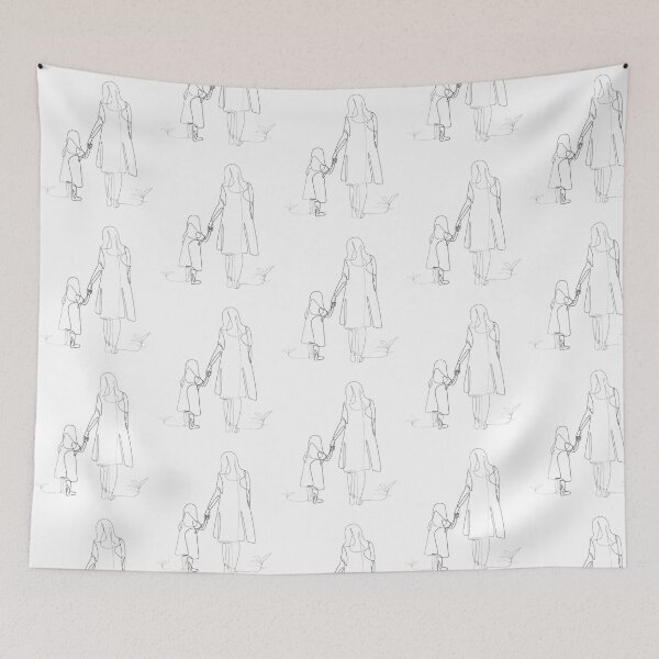 Item preview, Mother'S Day Gift Mother And Child One Line Art designed and sold by ellia-matheny.