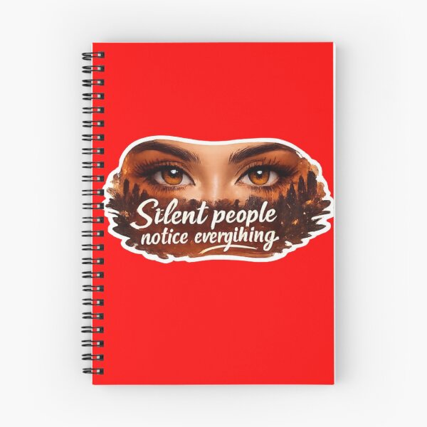 Item preview, Silent People Notice Everything - Mystical Eyes Quote Art designed and sold by Scro-Ciob-Shop.