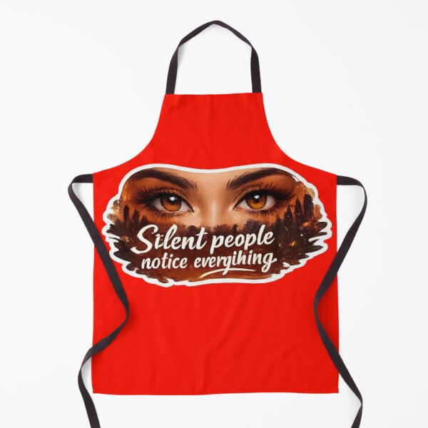 Item preview, Silent People Notice Everything - Mystical Eyes Quote Art designed and sold by Scro-Ciob-Shop.