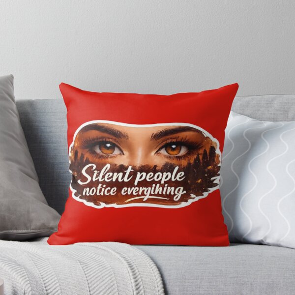 Item preview, Silent People Notice Everything - Mystical Eyes Quote Art designed and sold by Scro-Ciob-Shop.