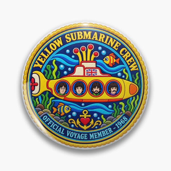 Item preview, Yellow Submarine Crew Badge – 1968 Official Voyage designed and sold by Dresut.