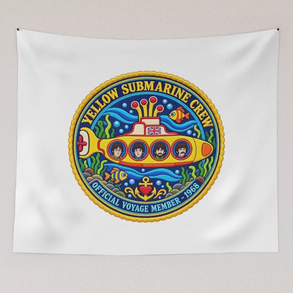 Item preview, Yellow Submarine Crew Badge – 1968 Official Voyage designed and sold by Dresut.