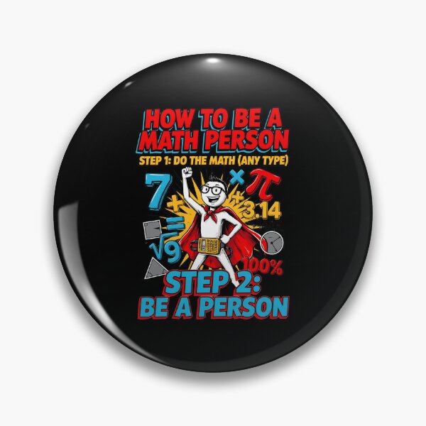Item preview, How to Be a Math Person Cute Funny Cartoon Math designed and sold by Redgiant87x.