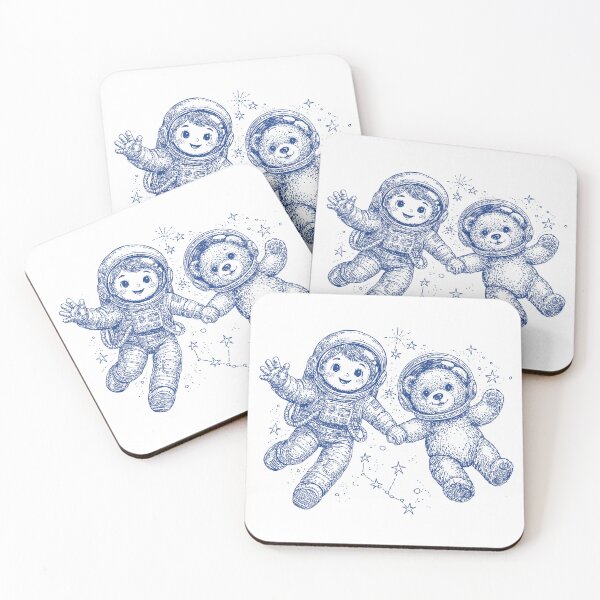 Item preview, Space astronaut and bear for children. designed and sold by iclipart.