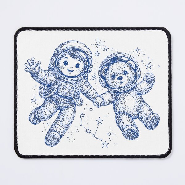Item preview, Space astronaut and bear for children. designed and sold by iclipart.