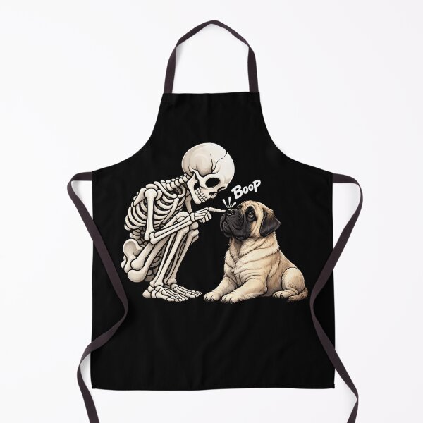 Item preview, Funny Skeleton English Mastiff Dog Boop Halloween Design Mom Dad designed and sold by rafaeltto.
