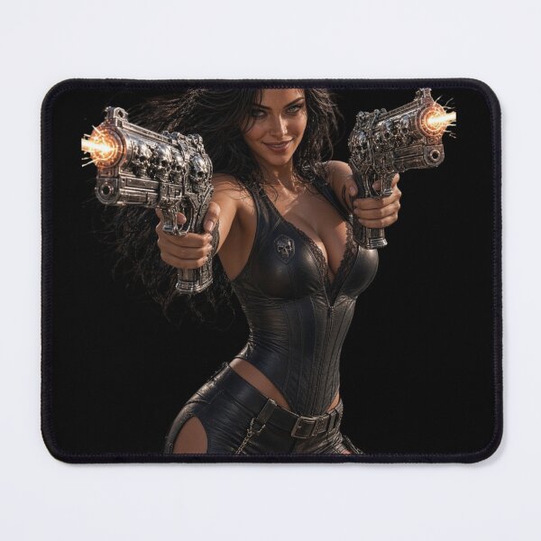 Item preview, Space Pirate tir2 Cyberpunk Female Captain Portrait Art designed and sold by EvolutionMerch.