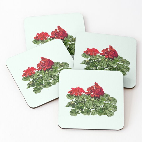 Item preview, Two Red Geraniums in Sunshine designed and sold by Susan Savad.