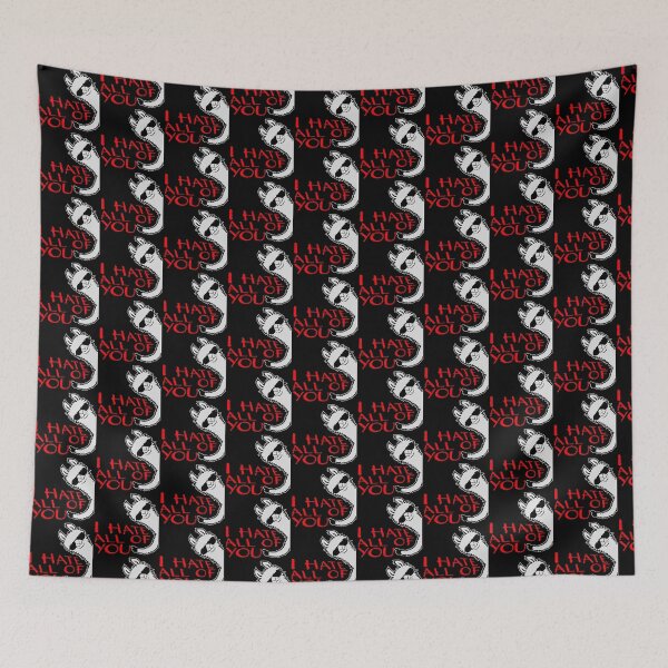 Item preview, I hate all of you Funny Antisocial Llama Sunglasses Text designed and sold by shirt-o-mat.