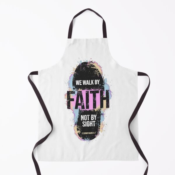 Item preview, We Walk By Faith Not By Sight - 2 Corinthians 5:7 - Christian Faith designed and sold by Vibe-Vary.