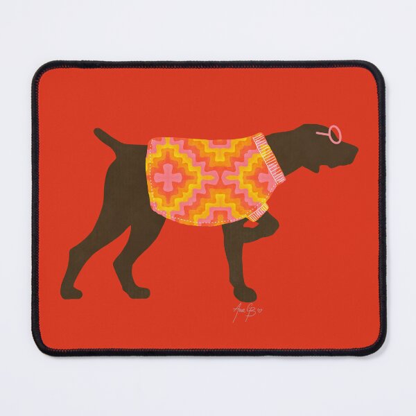 Item preview, Pointer dog with pattern sweater red designed and sold by Ana Gorozpe.