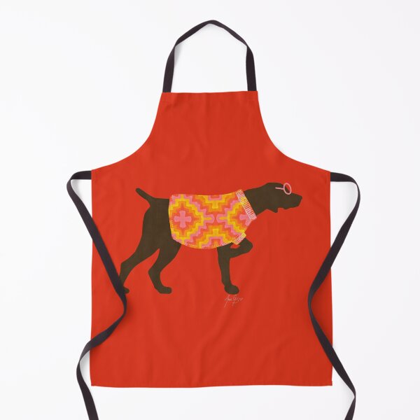 Item preview, Pointer dog with pattern sweater red designed and sold by Ana Gorozpe.