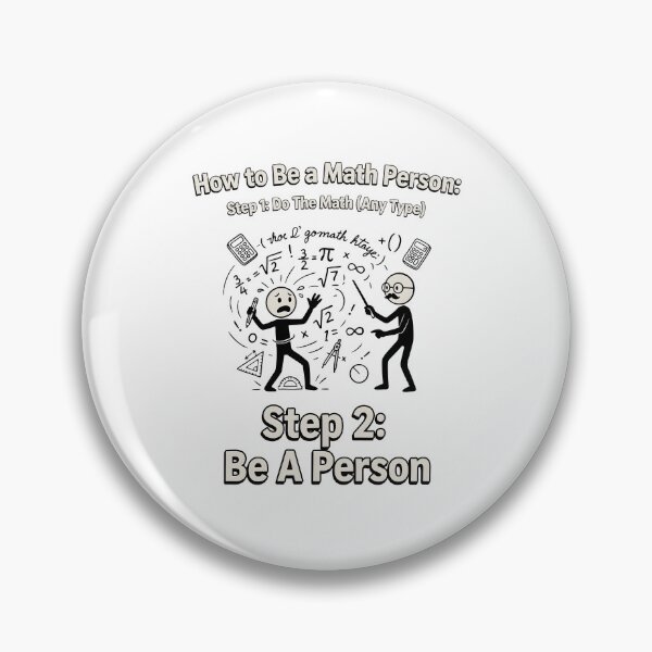 Item preview, How to Be a Math Person Funny Cartoon for Teachers designed and sold by Redgiant87x.