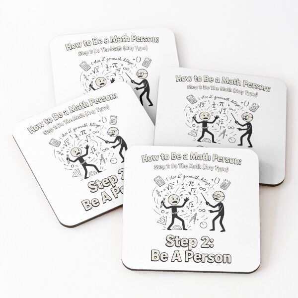 Item preview, How to Be a Math Person Funny Cartoon for Teachers designed and sold by Redgiant87x.