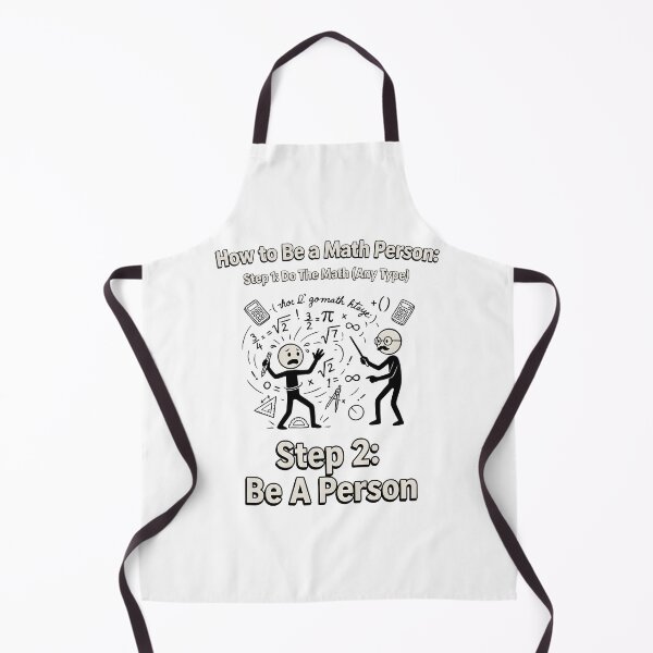 Item preview, How to Be a Math Person Funny Cartoon for Teachers designed and sold by Redgiant87x.