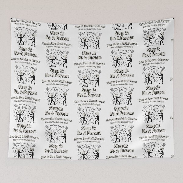 Item preview, How to Be a Math Person Funny Cartoon for Teachers designed and sold by Redgiant87x.