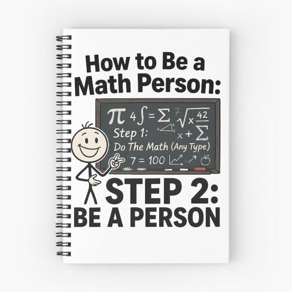 Item preview, How to Be a Math Person Stick Figure Math Lover designed and sold by Redgiant87x.
