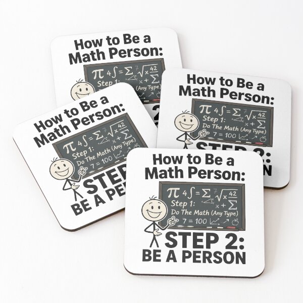 Item preview, How to Be a Math Person Stick Figure Math Lover designed and sold by Redgiant87x.