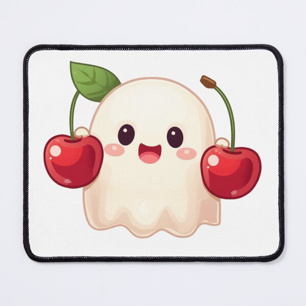 Item preview, Cute Cherry Ghost | Kawaii Fruit Lover designed and sold by Stylestickers55.
